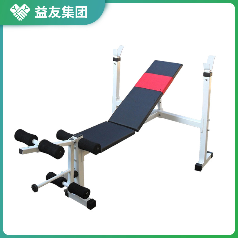 多功能卧推架深蹲架健身房专用举重床卧推深蹲架室内健身体育器材