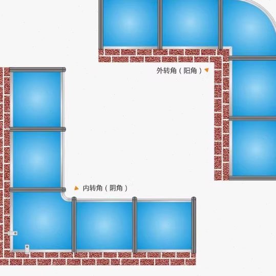 0伸出60  CM支架108专用转角位户外雨棚0