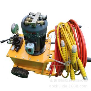 供应岩石劈裂机 手持式电动液压岩石分裂机 石材开采液压劈裂机