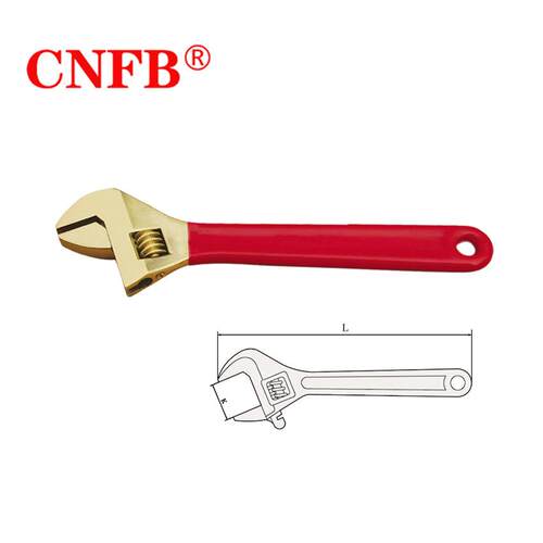天津桥防CNFB防爆安全工具 无磁排爆无火花防爆活扳手 T8125A