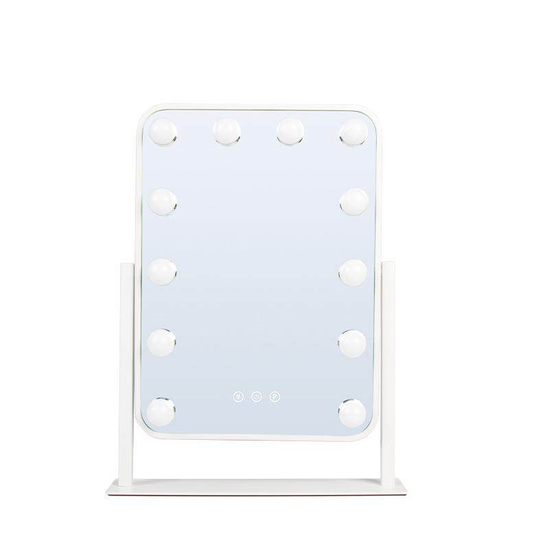 跨境工厂供应led镜化妆镜好莱坞灯泡镜梳妆台式补光美妆镜浴室镜