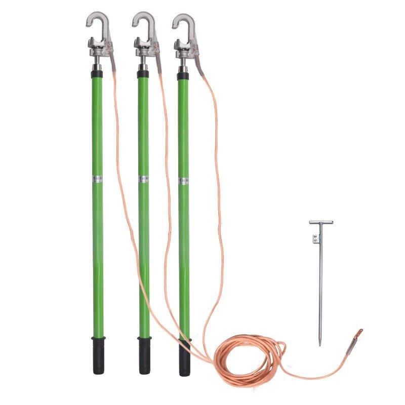 快速推拉螺旋压紧高压接地棒接地线10KV35KV110KV220KV 500KV