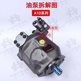 31R VPA12N00变量泵 A10VSO45DFR 德国Rexroth力士乐液压柱塞泵A