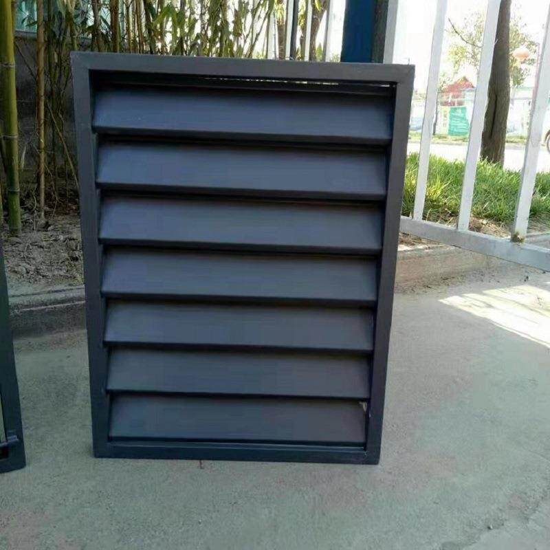 钢制百叶窗彩钢百叶窗基材采用镀锌钢板表面采用静电喷涂色彩多样