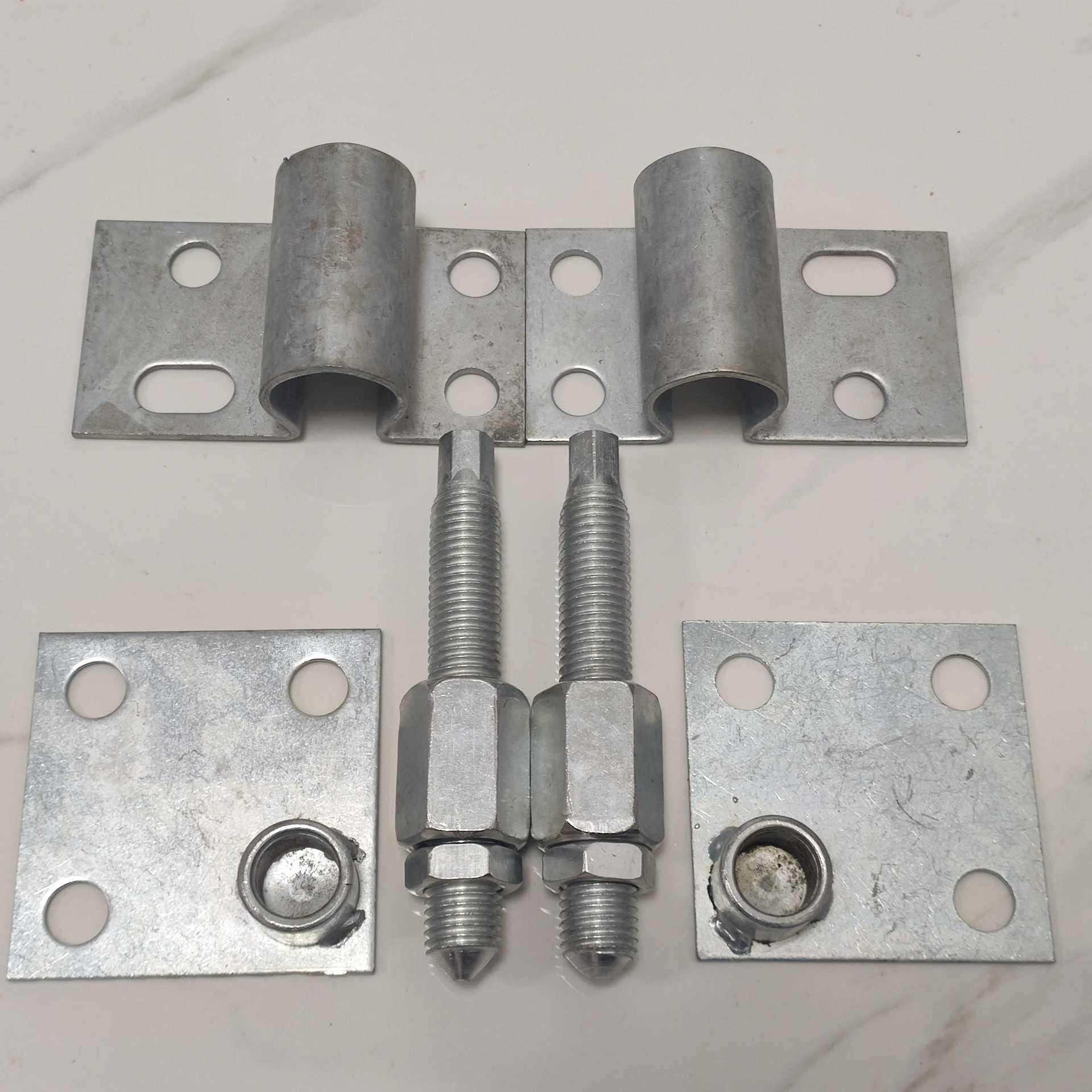 鼎峰铁艺庭院大门升降门轴活页家用不锈钢门铰链天地可调节零配件