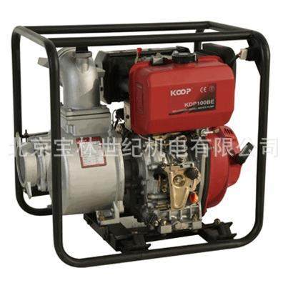 KDP100BE科普柴油水泵 KOOP柴油水泵KDP100BE 4英寸电启动