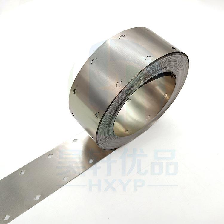 32650按公斤 厚度0.15MM镀镍螺丝孔钢带铁锂配件镀镍片电池连接片