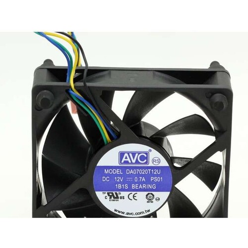 原装AVC DA07020T12U 7020 7cm 12V 0.7A 四线测速CPU散热风扇