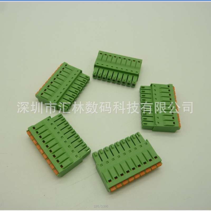 深圳汇林WF73J-3.5mm间距7.8mm厚度可代替町洋0221-2009P绿色端子
