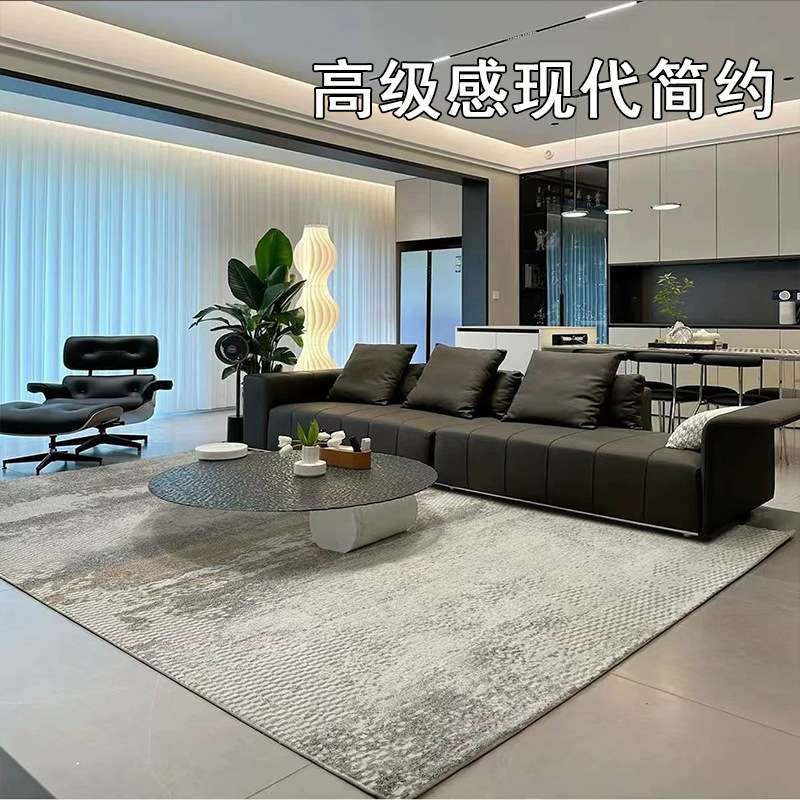 源头工厂客厅美式简约高级轻奢地毯北欧风卧室茶几地毯耐脏耐磨A