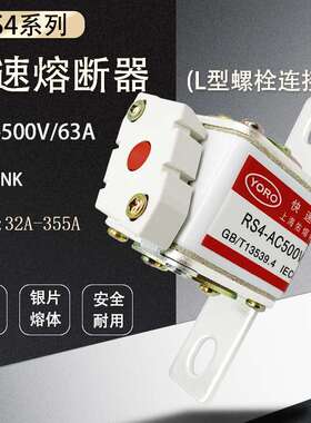 佑熔快速熔断器RS4-500V/250A- L101N 125A 160A 200A 280A保险丝