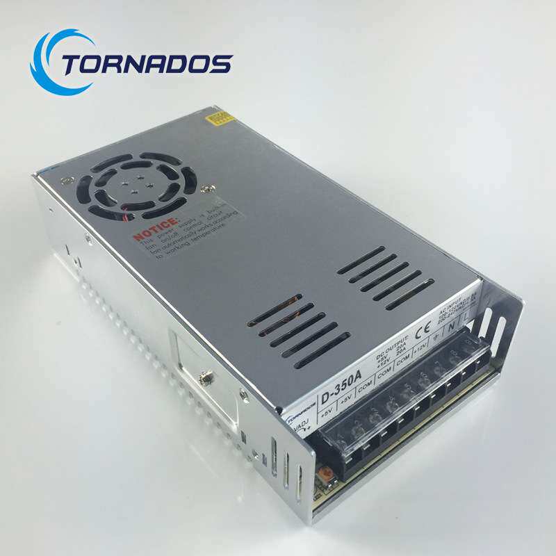 D-350A双组输出开关电源5V20A 12V20A直流双路350W稳压电源变压器