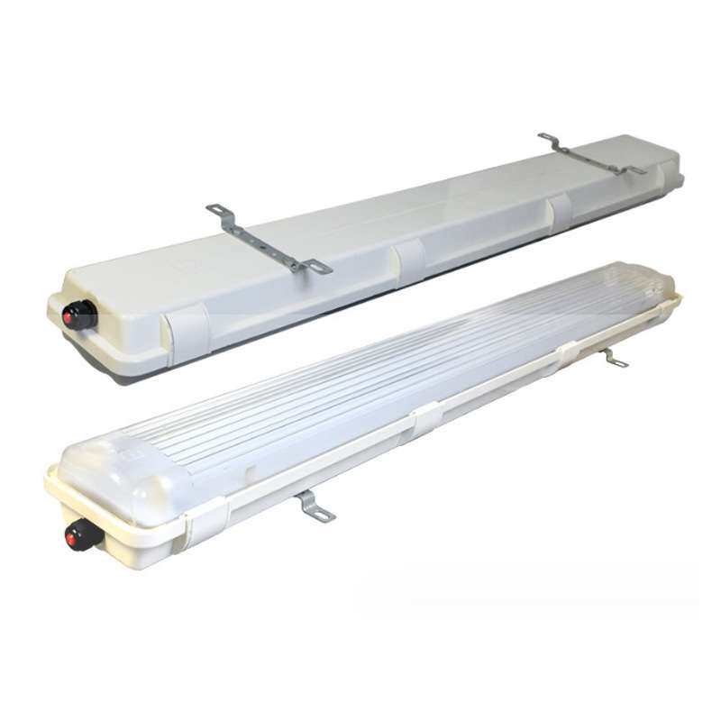 防爆灯管厂房仓库LED支架灯1.2m应急灯双管t818W2×18W防爆荧光灯