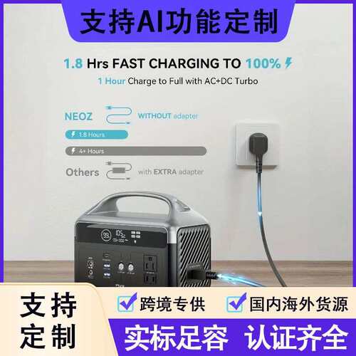 192Wh电源户外移动300W太阳能供电应急旅游光伏储能户外应急电源