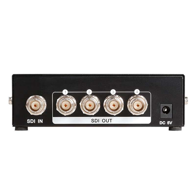 迈拓维矩4口SDI分配器1进4出安防监控支持SD HD 3G-SDI MT-SD104