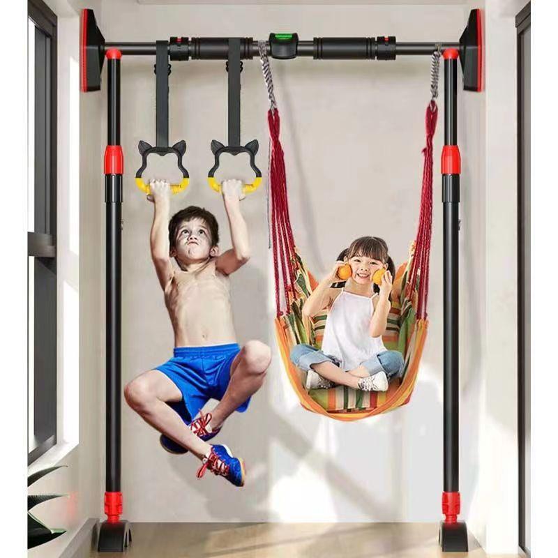 室内免打孔单杠家用儿童引体向上器门框支撑杆家庭健身器材单杆架