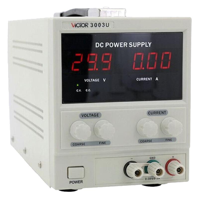 胜利仪器VC3003U直流稳压电源可调数显直流电源稳压稳流3A0-30V