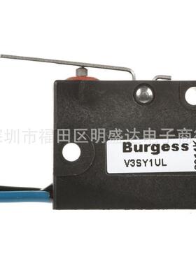 思博 V3SY1-UL微动开关 长杠杆 5A250VAC 预接线1E4T85 叉车开关