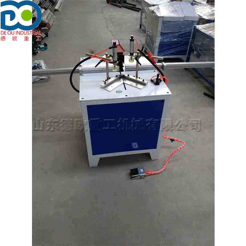 小型铝门型材切割机 门窗相框广告牌切角机器 晶钢门门窗切割设备