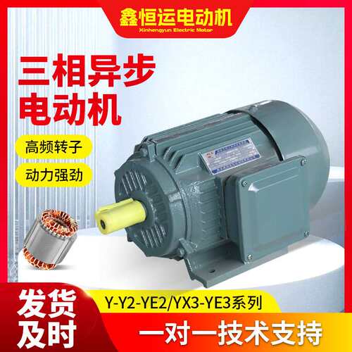 YE2-132S1-2三相异步电动机机械设备用电动机YE2-132S2-2电机厂