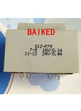 T70/B S12-F79 输入400V 输出16V/0.1A 24V/0.4A 12VA兵字变压器