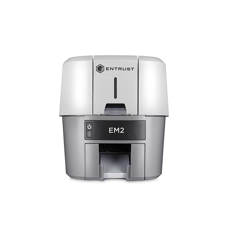 ENTRUST Datacard EM2双面证卡打印机员工卡厂牌PVC卡热升华