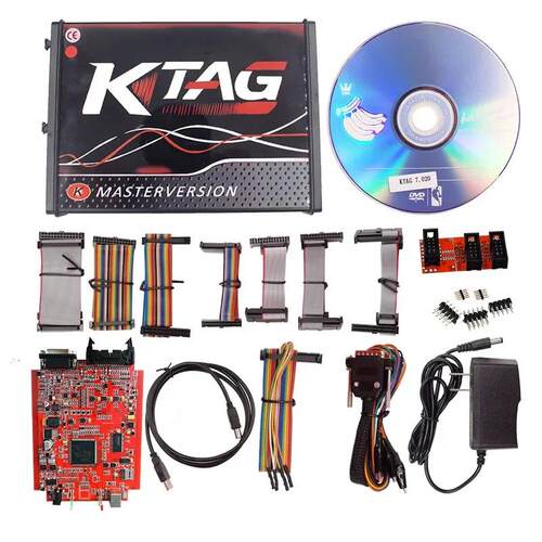 KTAG V7.020 V2.25 Red PCB 红色欧版ECU编程仪 不限点数 可联网
