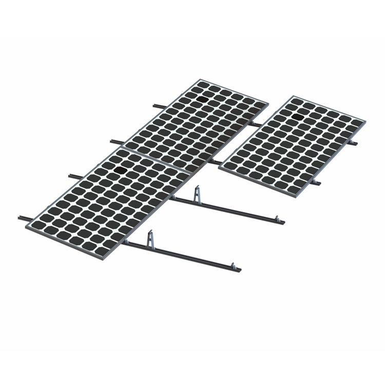 光伏板安装固定铝合金支架平屋顶压载式支架