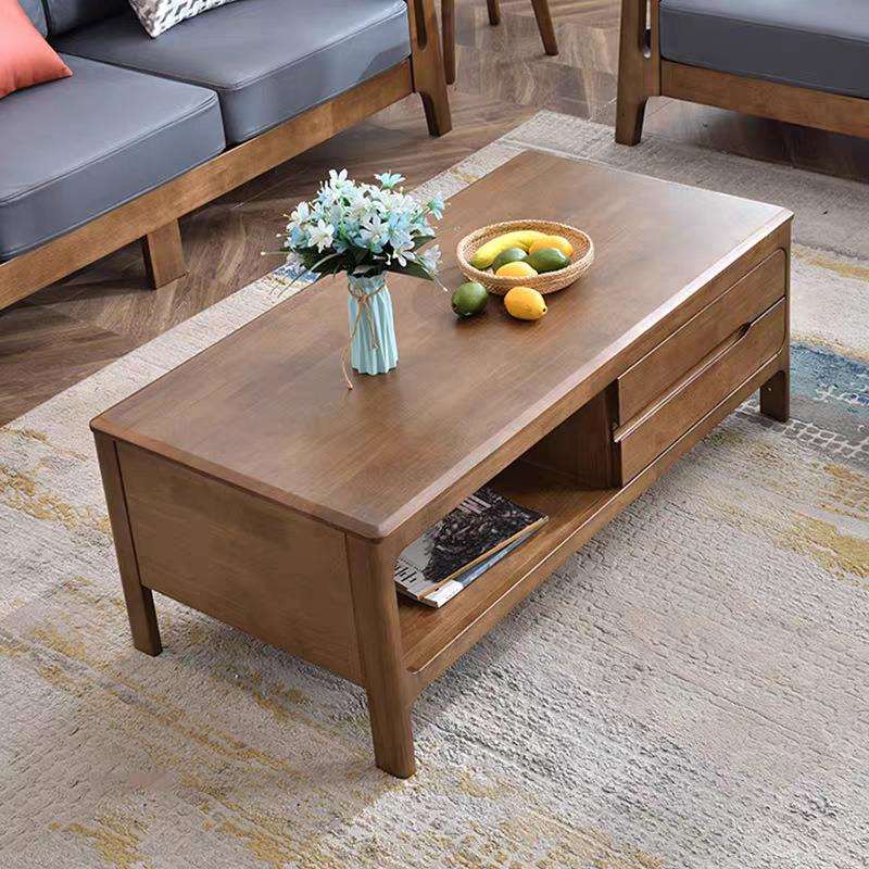 全实木茶几家用客厅现代简约小户型泡茶一体茶几电视柜组合茶台桌