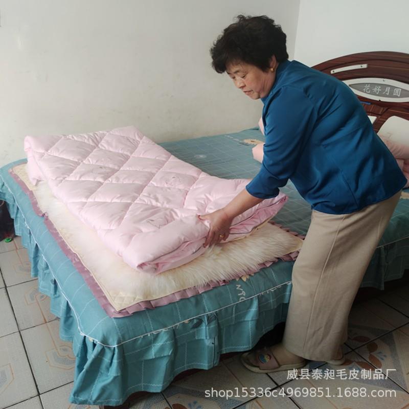 羊毛被子加绒保暖真羊毛棉芯被褥冬季床上用品厂家