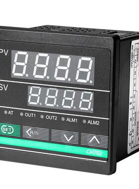 新品优惠CH702智能全自动温控仪表PID温度控制器双输出调温