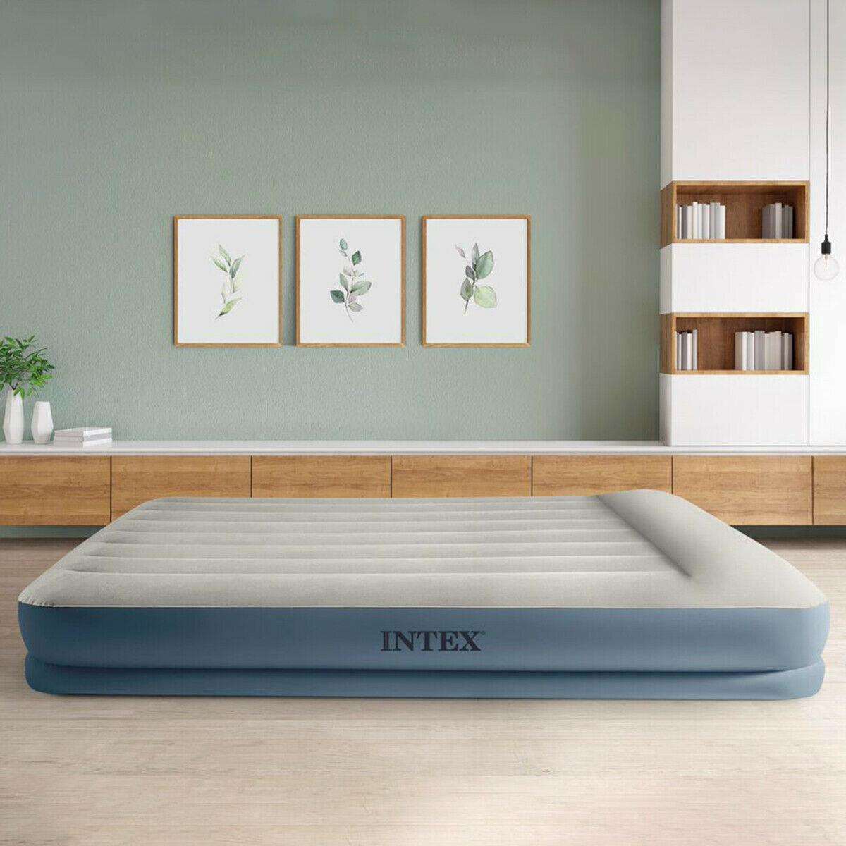 INTEX 64118 内置电泵双人大充气床垫成人气垫床加厚