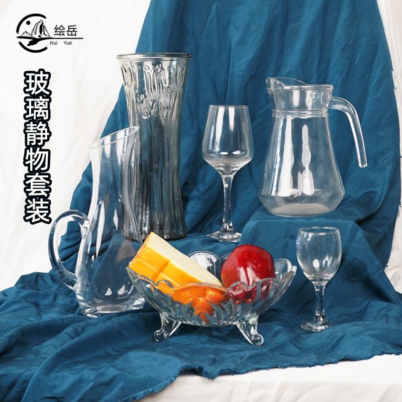 透明玻璃写生静物花瓶美术用品摆件厂家直销画材素描色彩写生道具