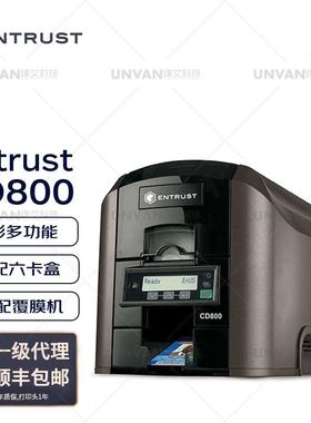 ENTRUST DATACARD CD800单双面证卡打印机 校园卡 社保卡 员工卡