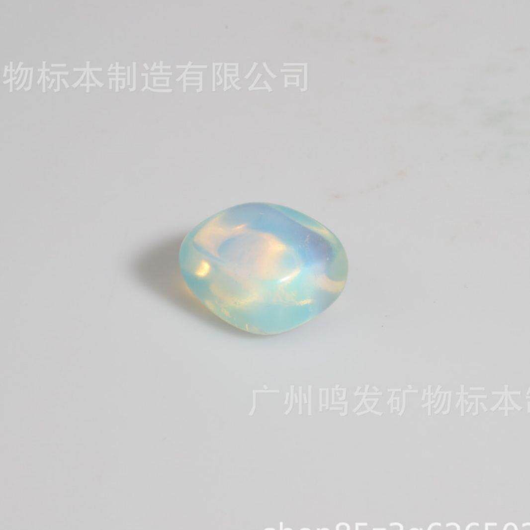 厂家蛋白石原石滚石大颗粒不规则碎石消磁石鱼缸造景摆件装饰