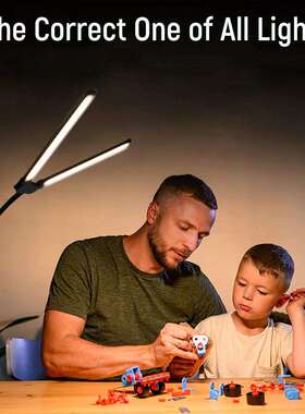 学习护眼台灯双头夹子灯led桌面宿舍学习灯电脑屏幕灯书桌