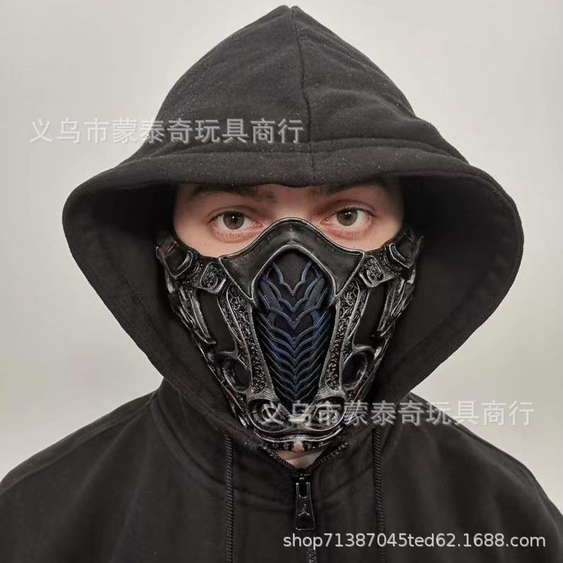 厂家现货直供2021Mortal Kombat 零度/蝎子面具真人快打角色面具