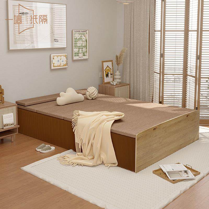 可移动风琴隐形床折叠床陪护床双人床单人午休折叠沙发床简易自装