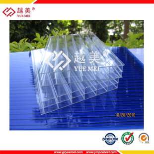 尺寸2.1 颜色多样 6mm透明PC阳光板 阳光板