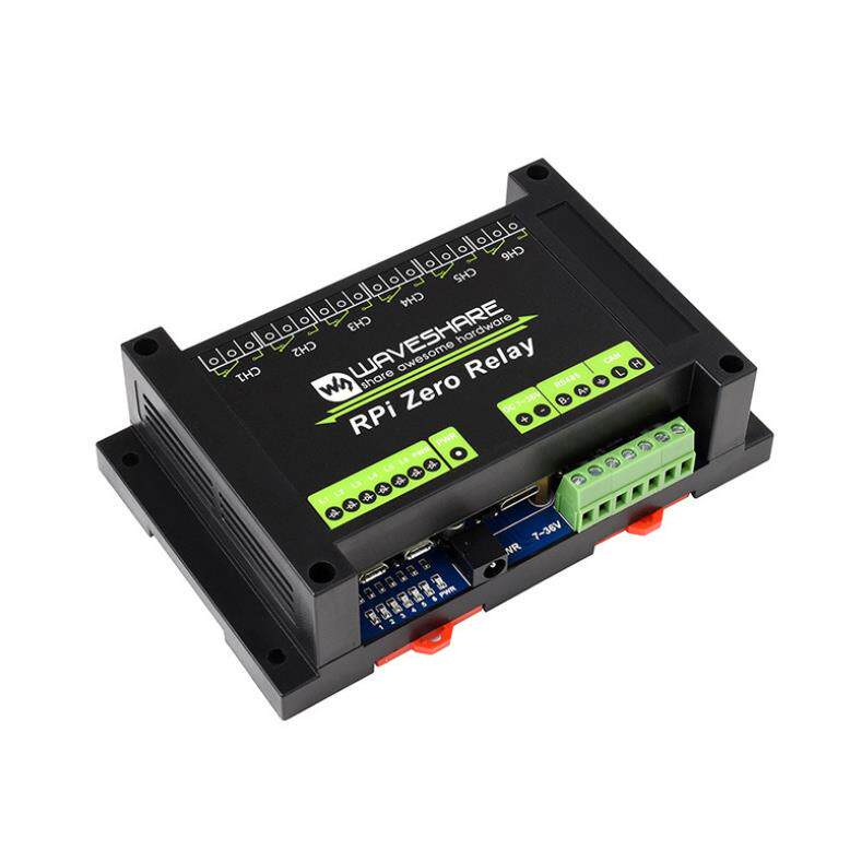 微雪 6路继电器Raspberry Pi Zero WH RS485/CAN工业级扩展板