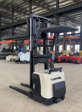 LTMG堆高车电动2吨3吨站驾式举升3米叉车堆垛车 电动托盘堆高车