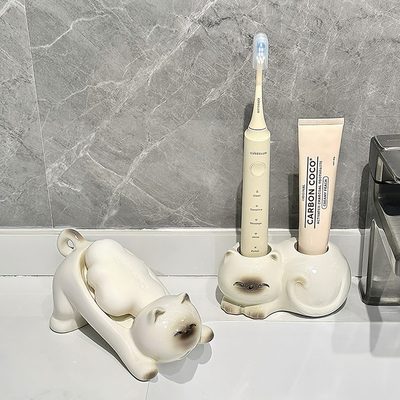 浴室沥水肥皂盒2025家用香皂盒置物架高级高档轻奢感陶瓷新款可爱