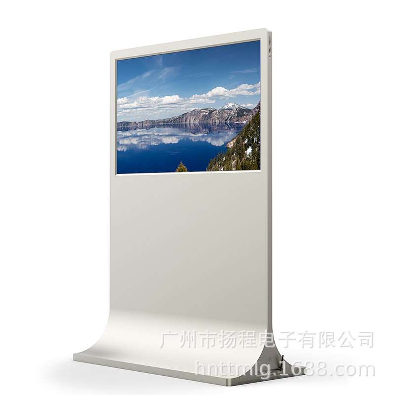 lg55寸oled立式双面屏显示器机场银行展厅展览超薄壁纸双面广告机