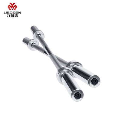 举重杠铃杆健身房训练用奥杆家用直杆深蹲抓举杆加租大孔杠铃杆