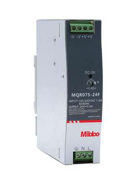 米博Mibbo导轨式超薄开关电源MQR系列MQR075/120/150/240/360/480