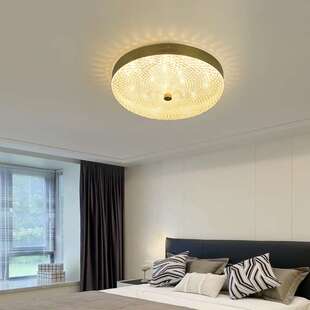 创意轻奢主卧房现代简约图卧室吸顶灯间纯货不锈钢其他