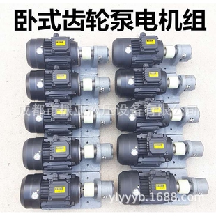 40齿轮泵CB B40 B50 WBZ 油泵电机组装 B63JZ卧式 置2.2KW3KW