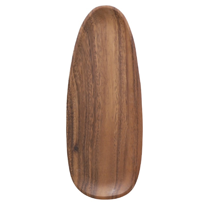 日式不规则木质盘子实木干果盘家B用点心盘原木小食盘木制咖啡托