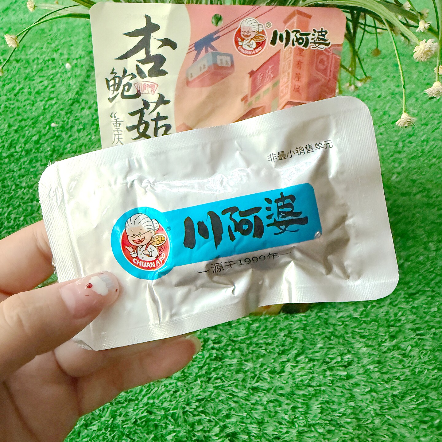 川阿婆熊猫金针菇豆卷海带夹心豆皮卷麻辣解馋豆干休闲小吃零食品