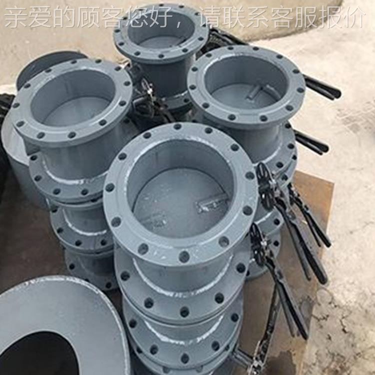 DN350厂型家圆口动通风蝶阀电动开关调门节阀气动烟道蝶阀碳手钢